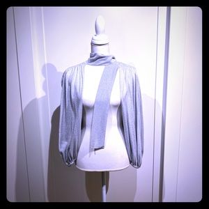Silver Lurex  top from Arden B